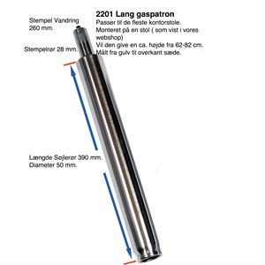  Gaspatron Lang, vandring 260 mm. 2201